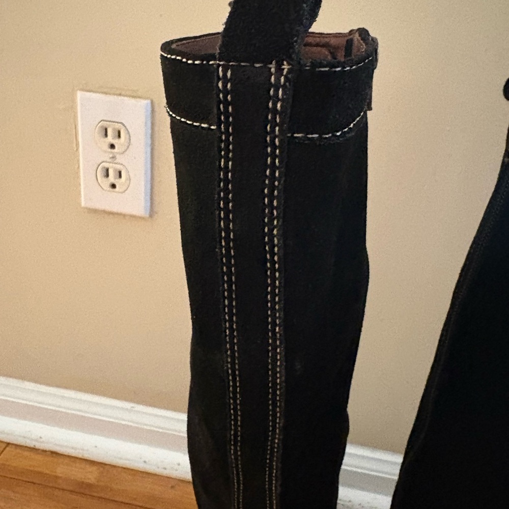 Michael Kors Black Suede Boots - Picture 11 of 15